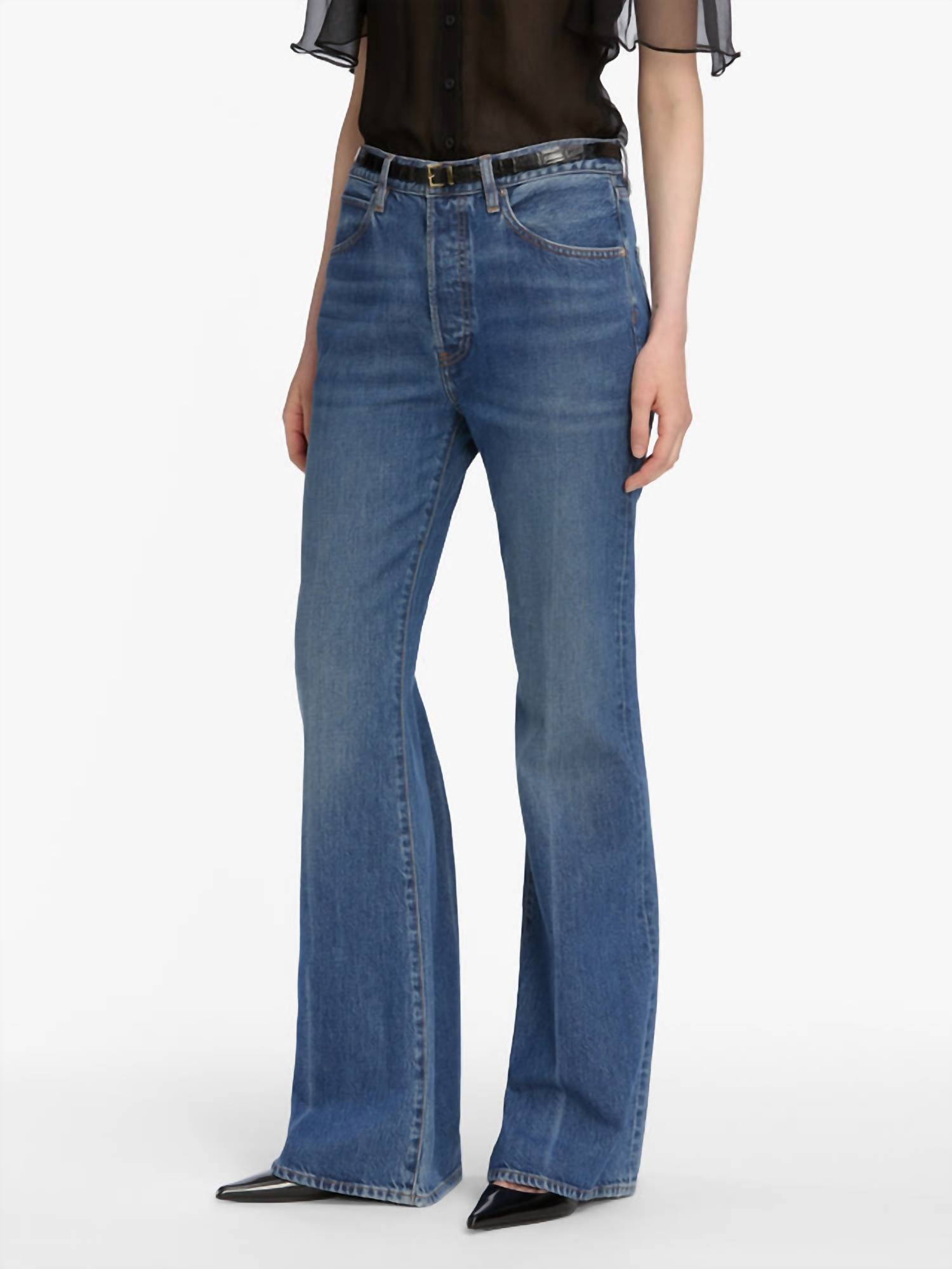 Frame - Lax Wide-leg Flare Jeans