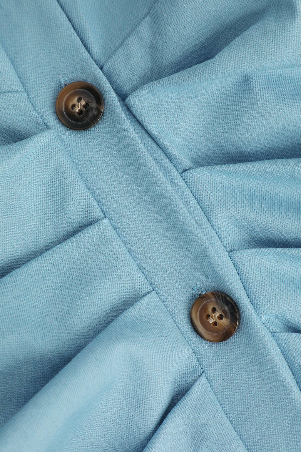 Pleated Waist Tie Midi Shirt Dress