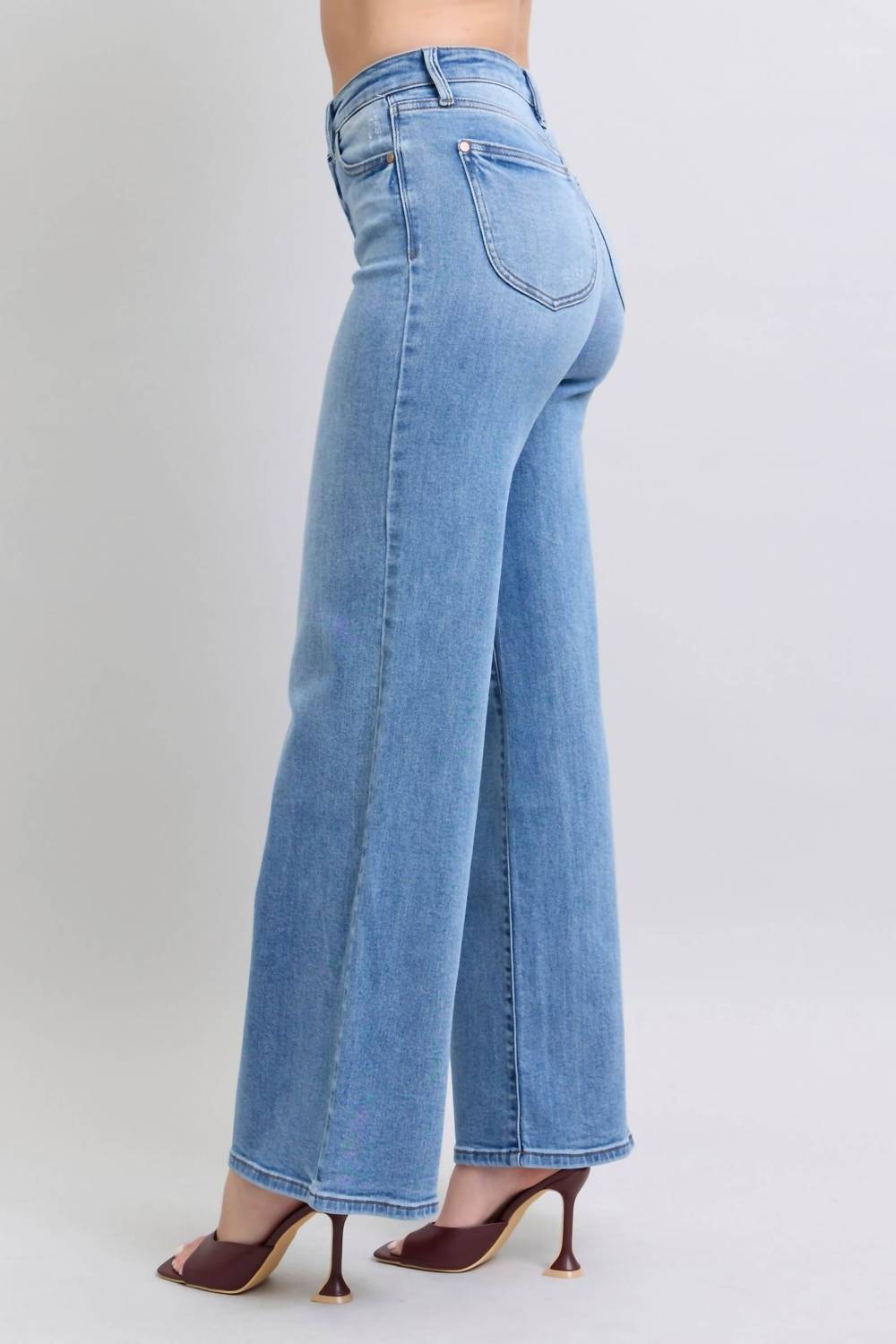 Judy Blue - Goldie Vintage Wide Leg Jean