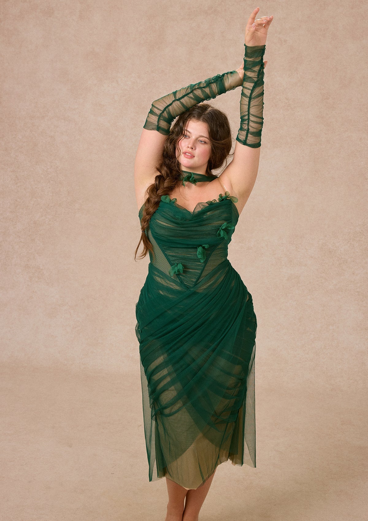 Curve&Plus Forest Muse Dress