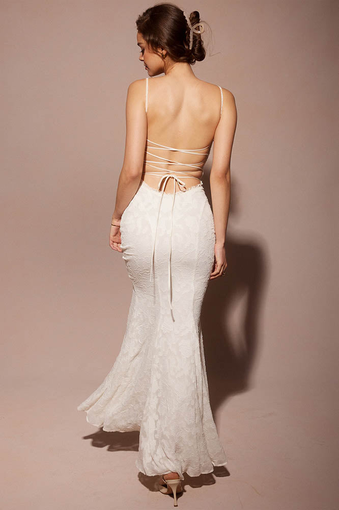 Tied Allure ¨C Backless Slim Dress