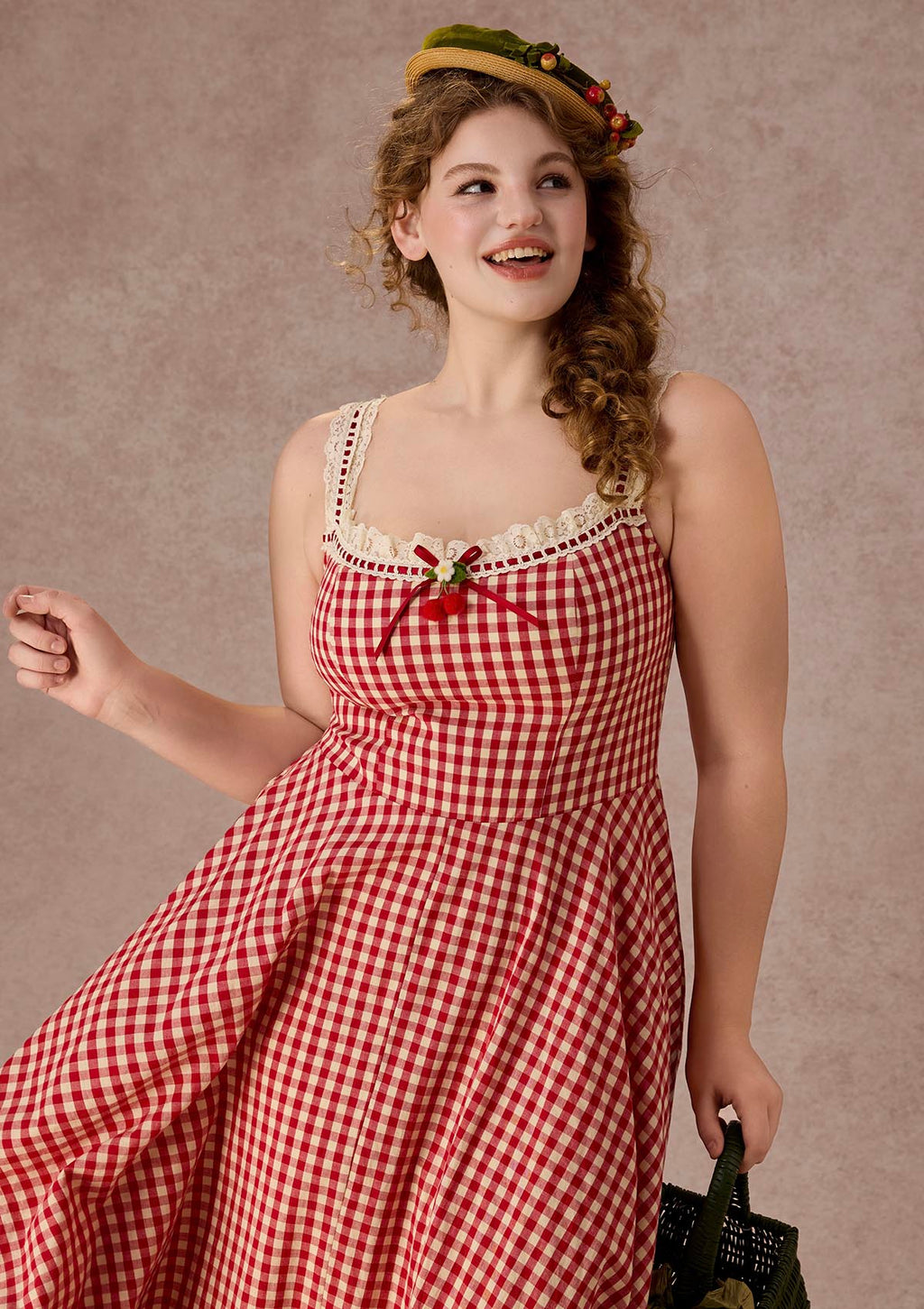 Curve&Plus Afternoon Berry Tea Dress