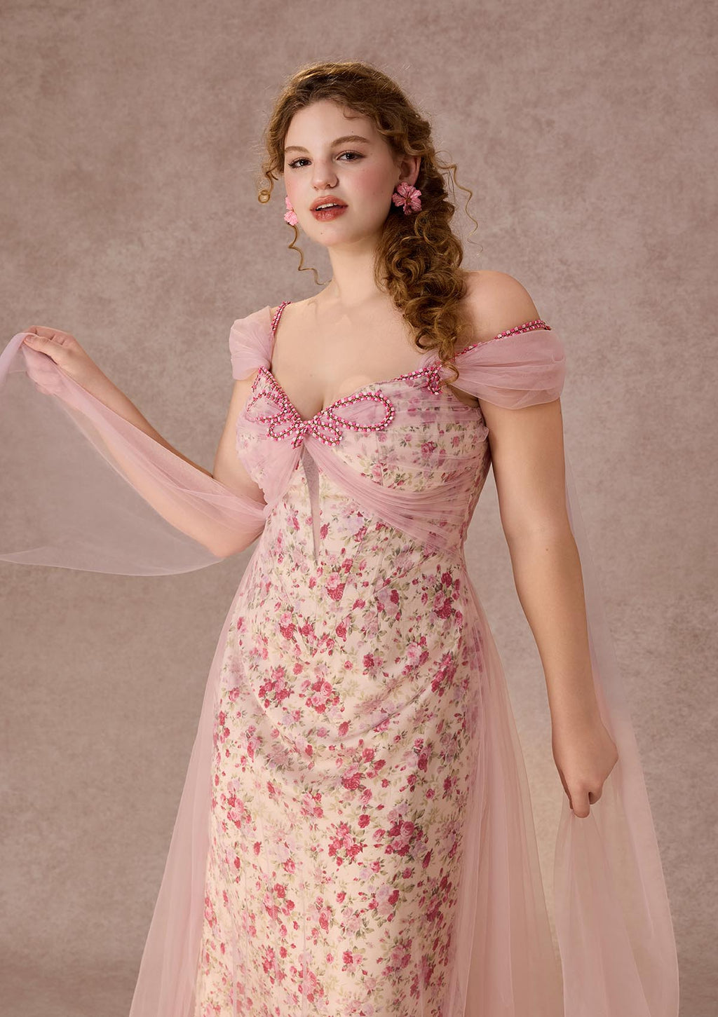 Curve&Plus Floral Disc Fairy Corset Dress