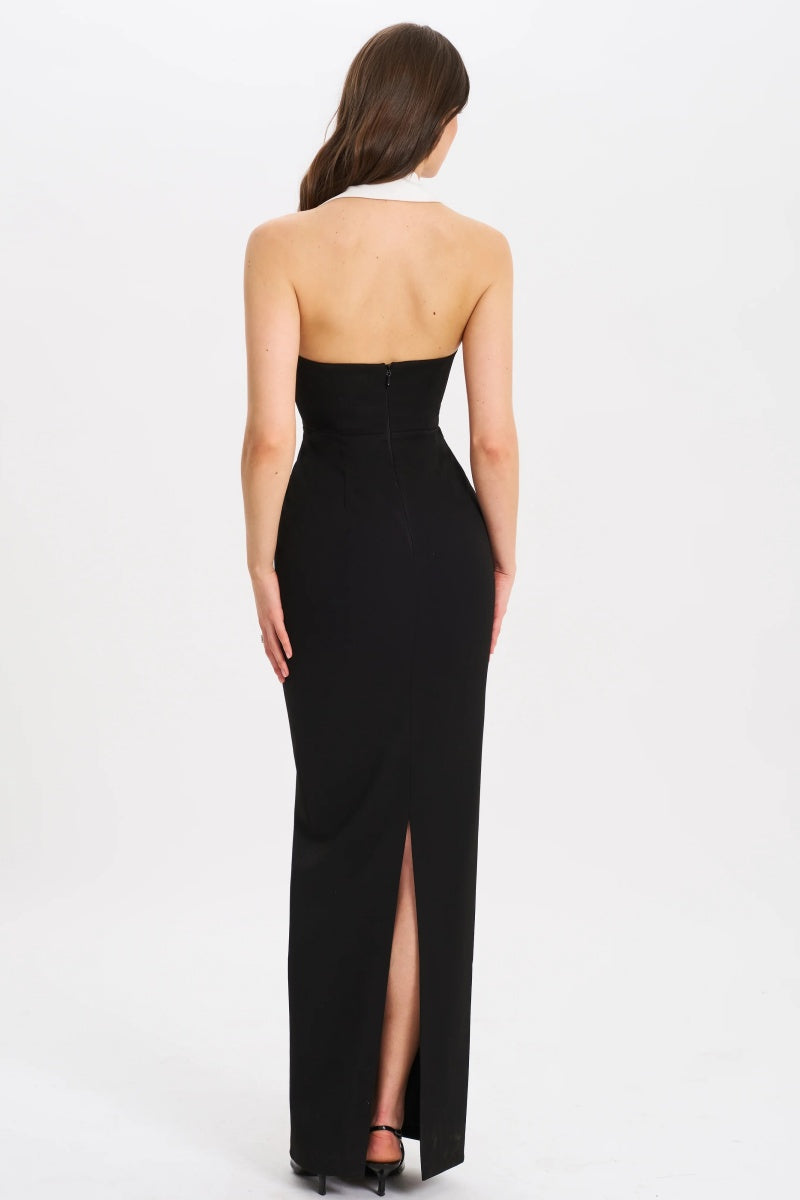 Raelyn Black And White Business Casual Maxi Dress ±¸·Ý