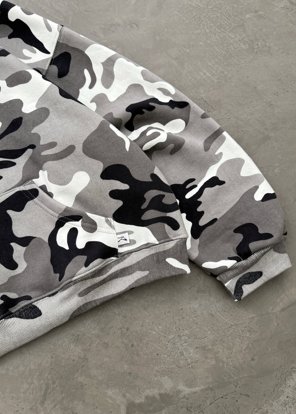 HOODIE - SNOW CAMO
