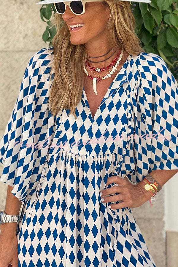Fabulous Time Puff Sleeve Tiered Midi Dress