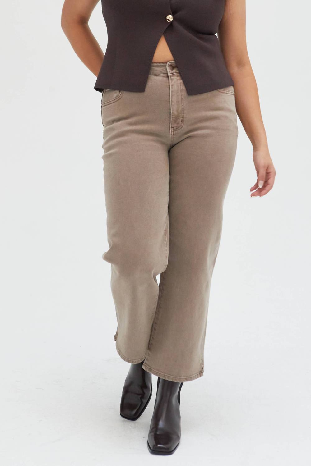 Oliver Logan - Addington Ankle Crop Mid Rise Jean