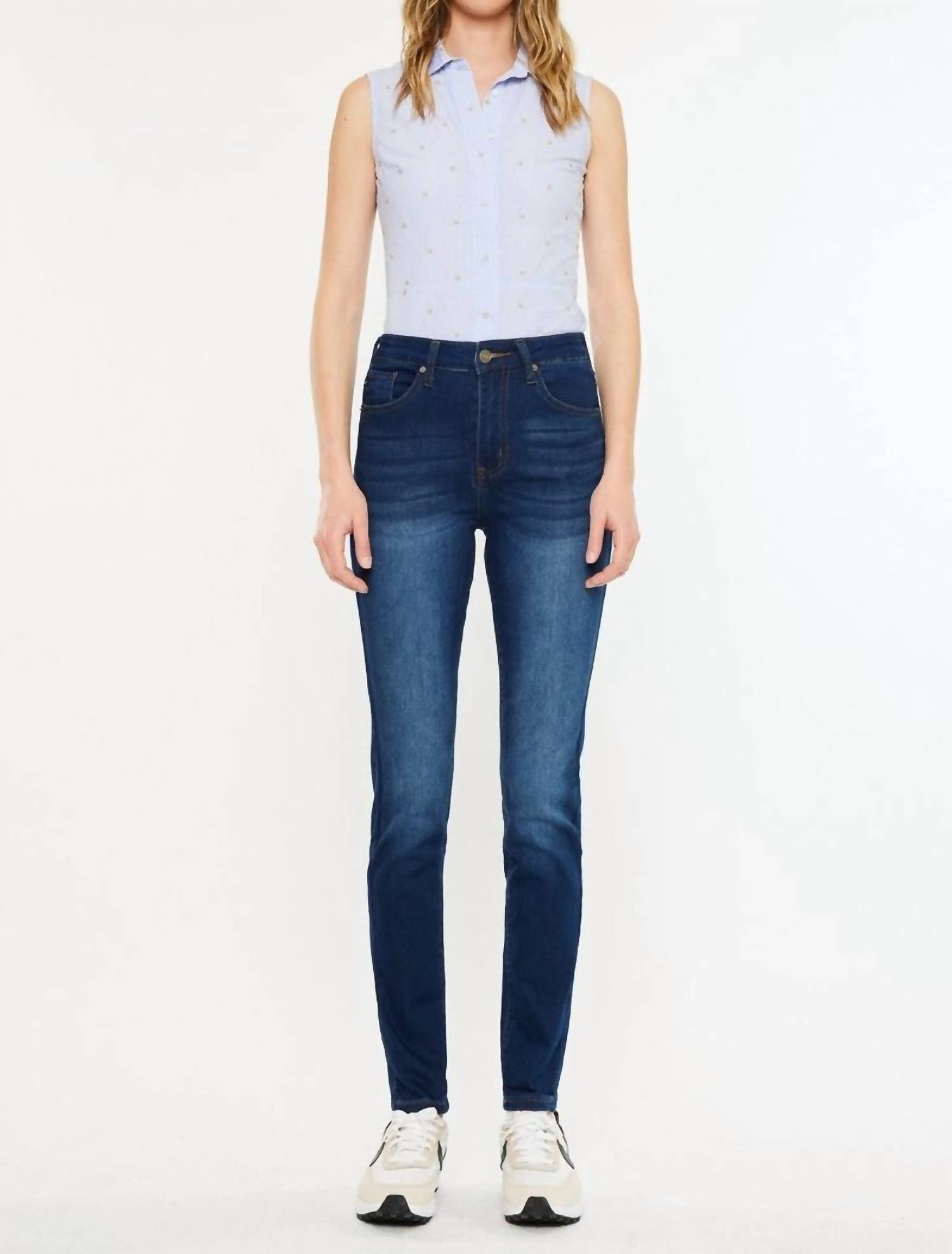 Kancan - High Rise Ankle Skinny Jeans