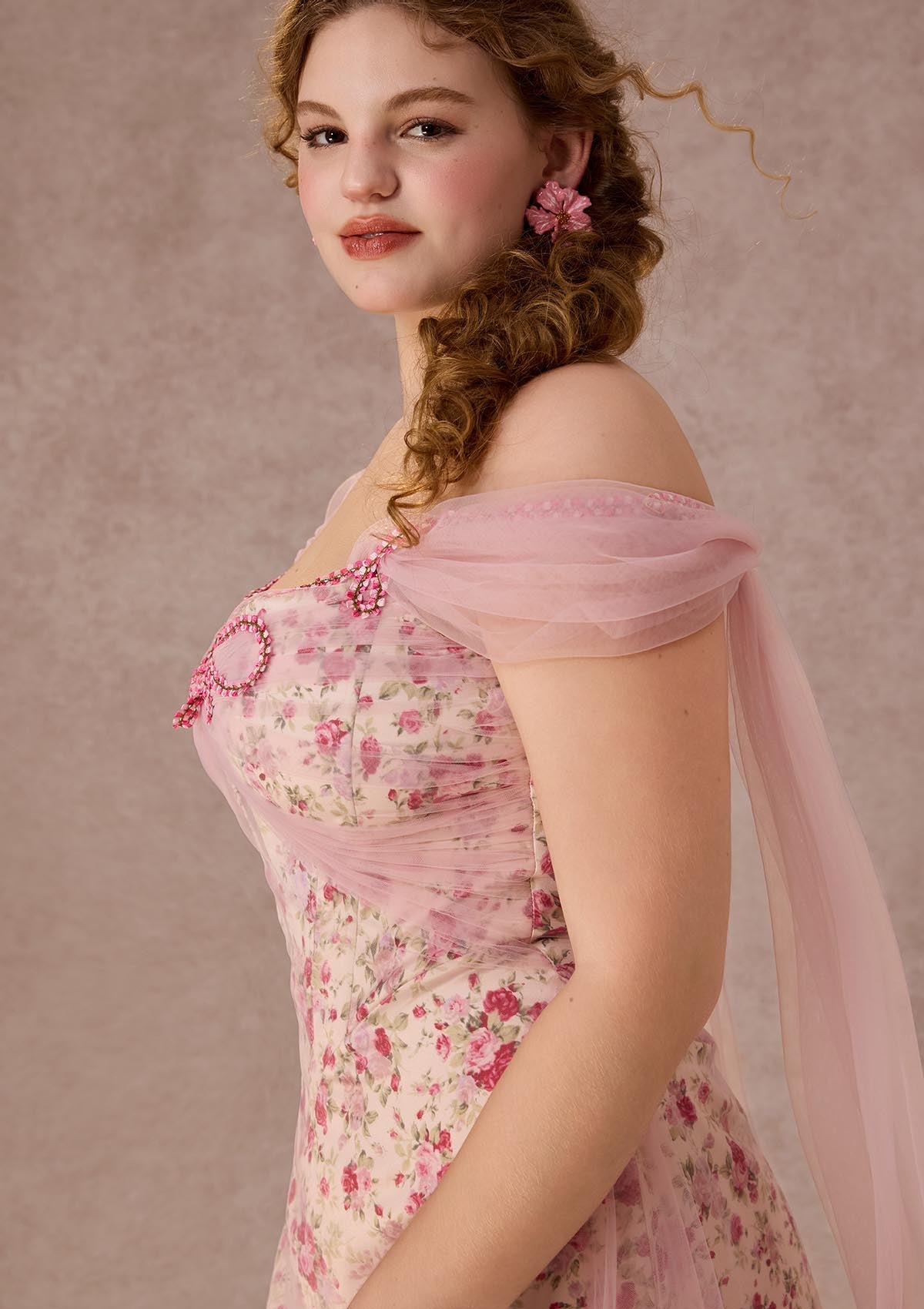 Curve&Plus Floral Disc Fairy Corset Dress