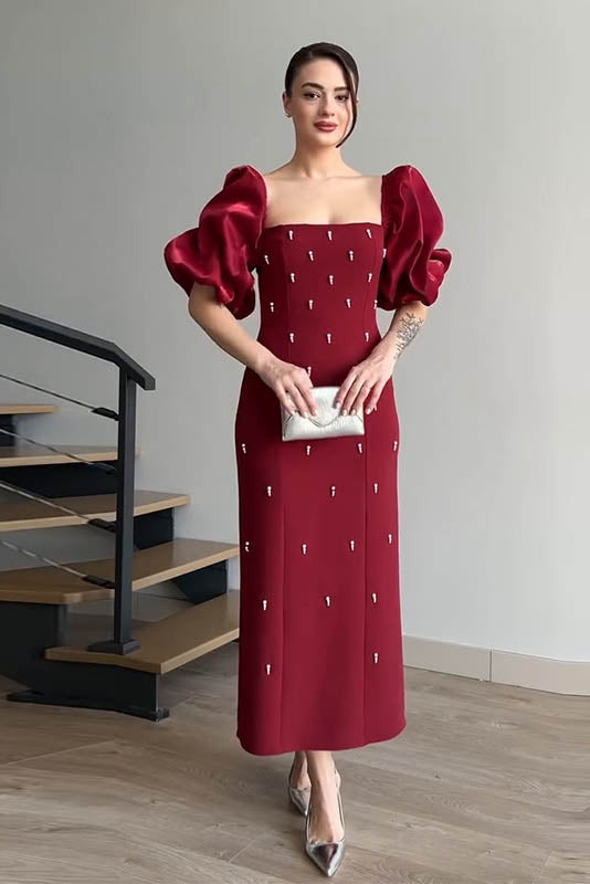 Echoes of the Past ¨C Polka Dot Bodycon Dress