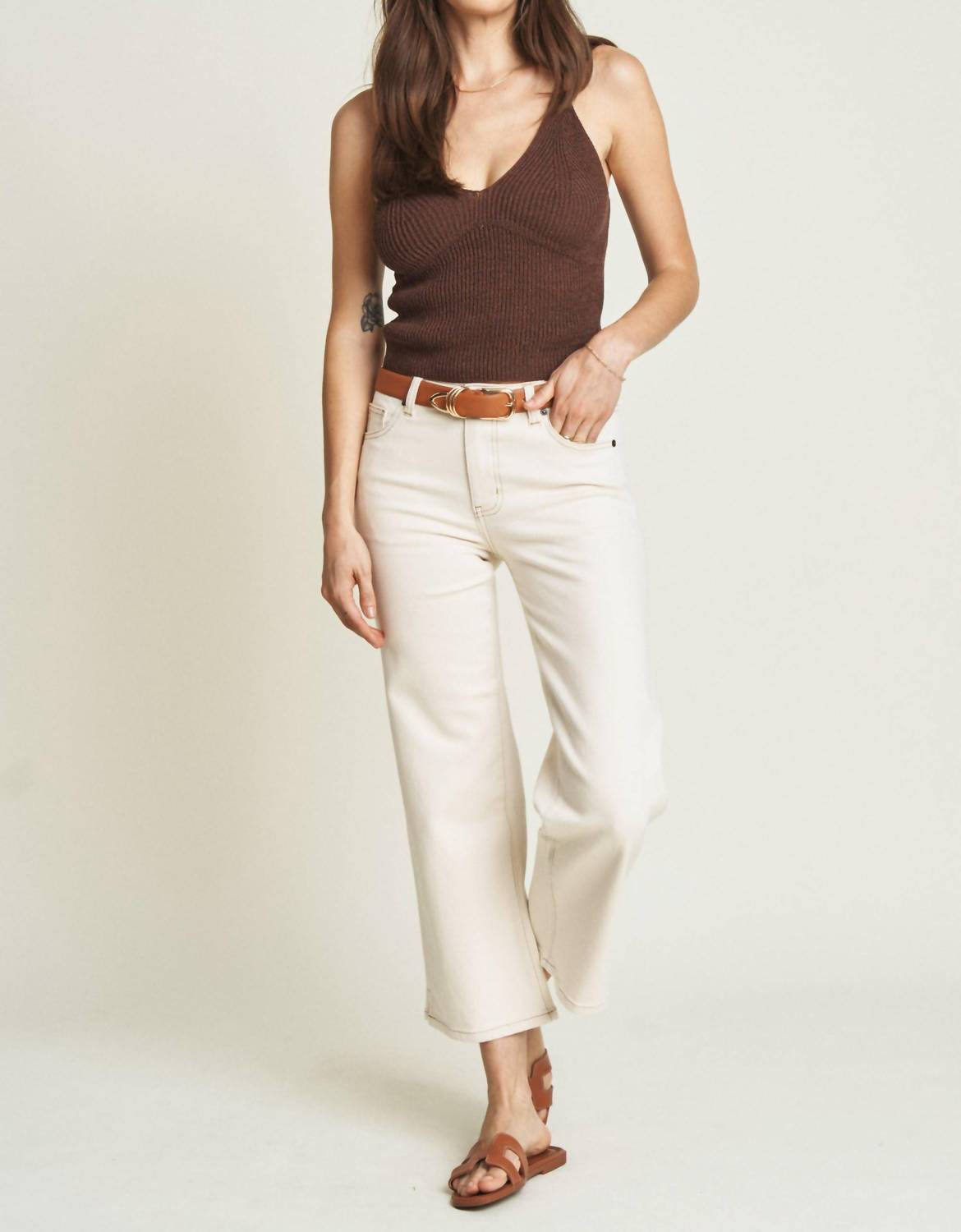Oliver Logan - Addington Ankle Crop Mid Rise Jean