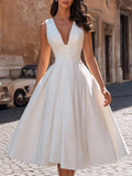 Vintage A-Line Midi Dress
