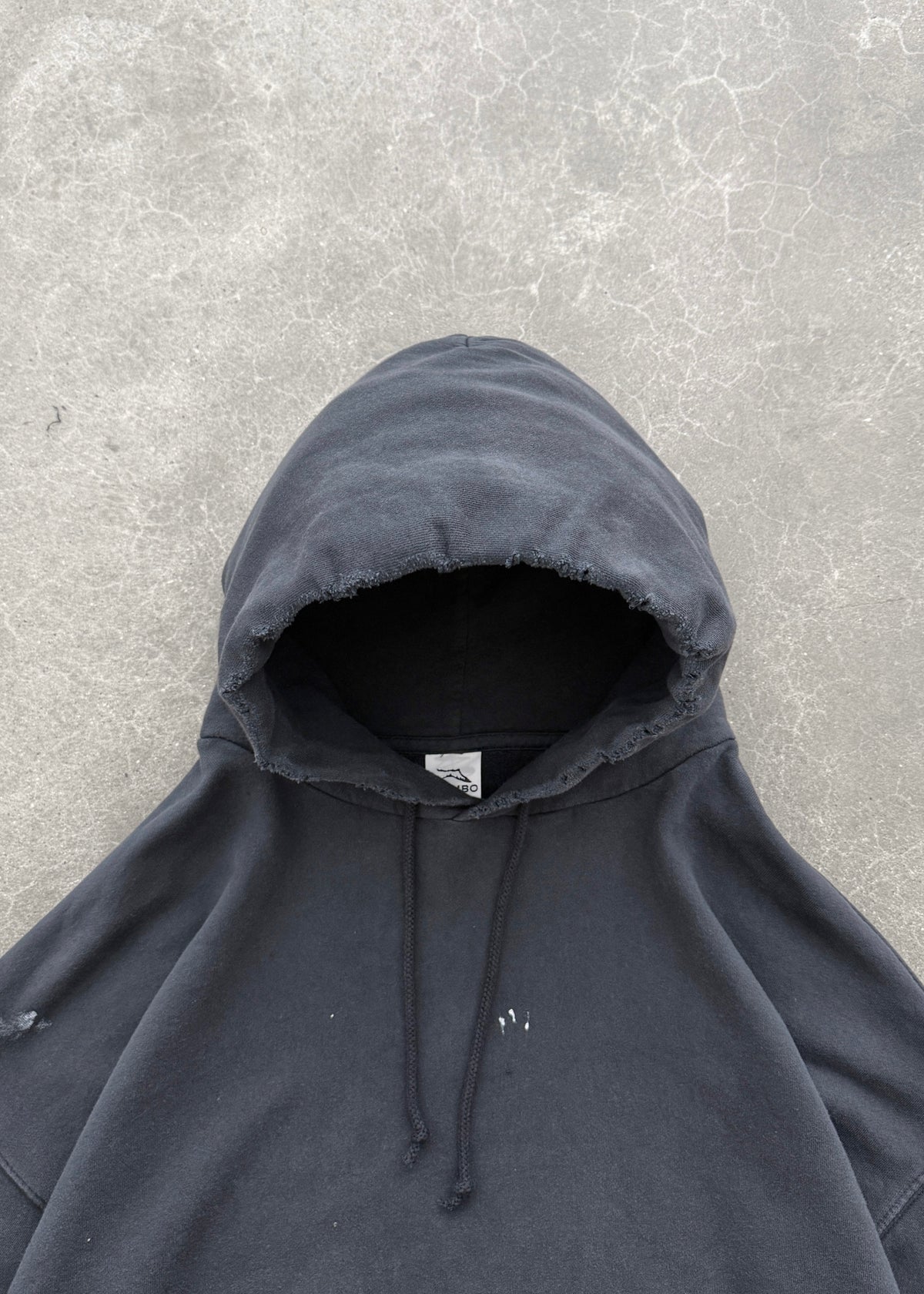 WATCH-PEEKER HOODIE - FADED BLACK