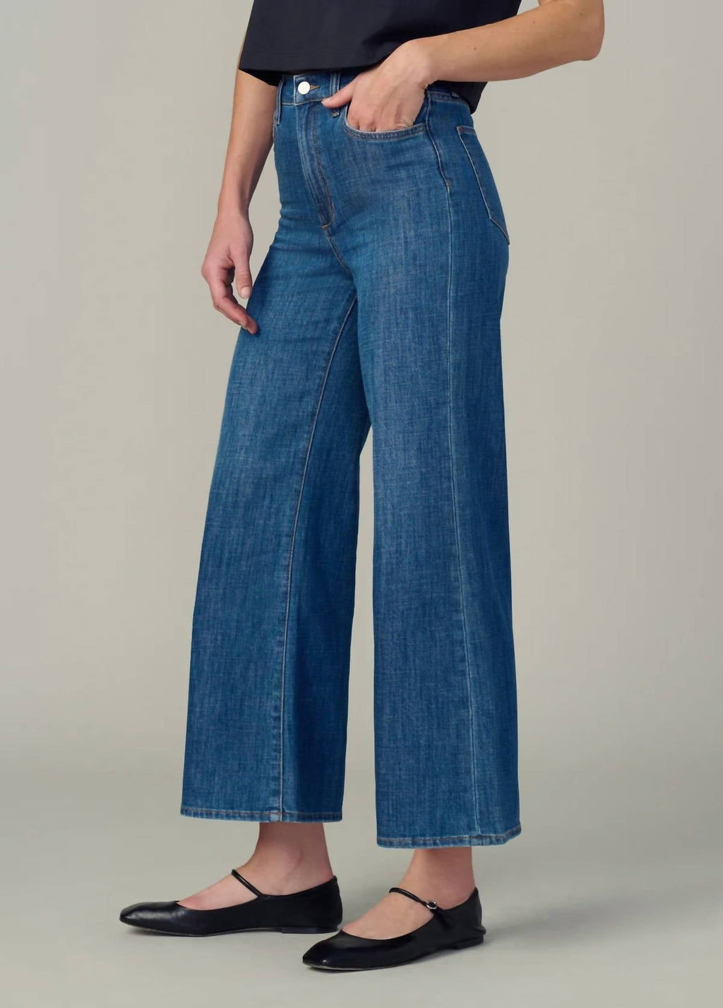 Joe'S Jeans - Mia High Rise Wide Leg Ankle Pant