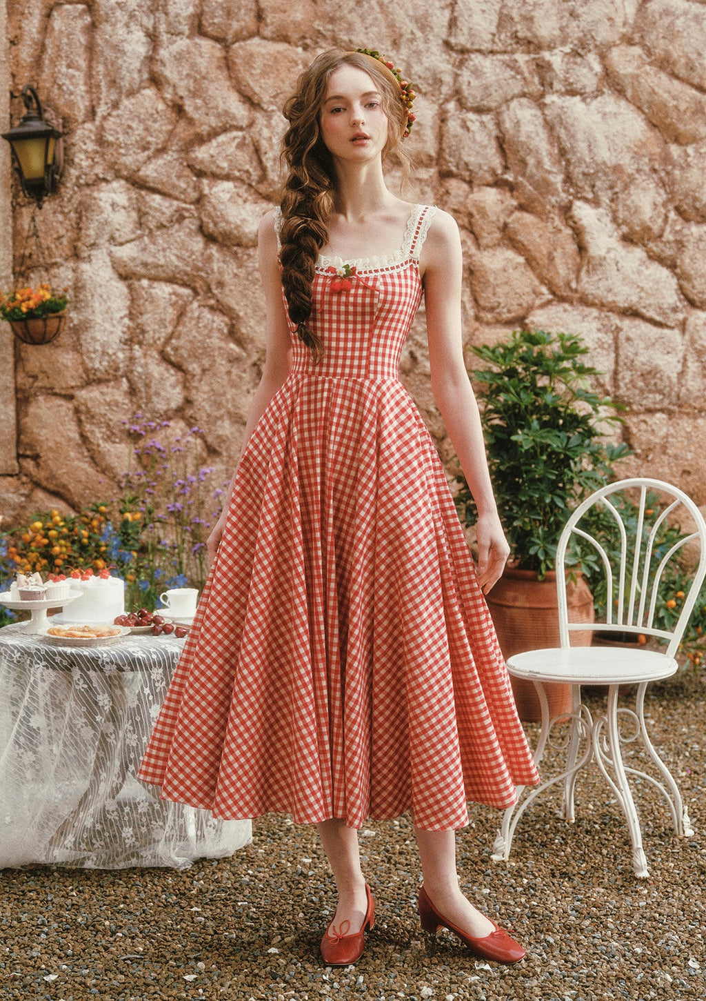Afternoon Berry Tea Dress