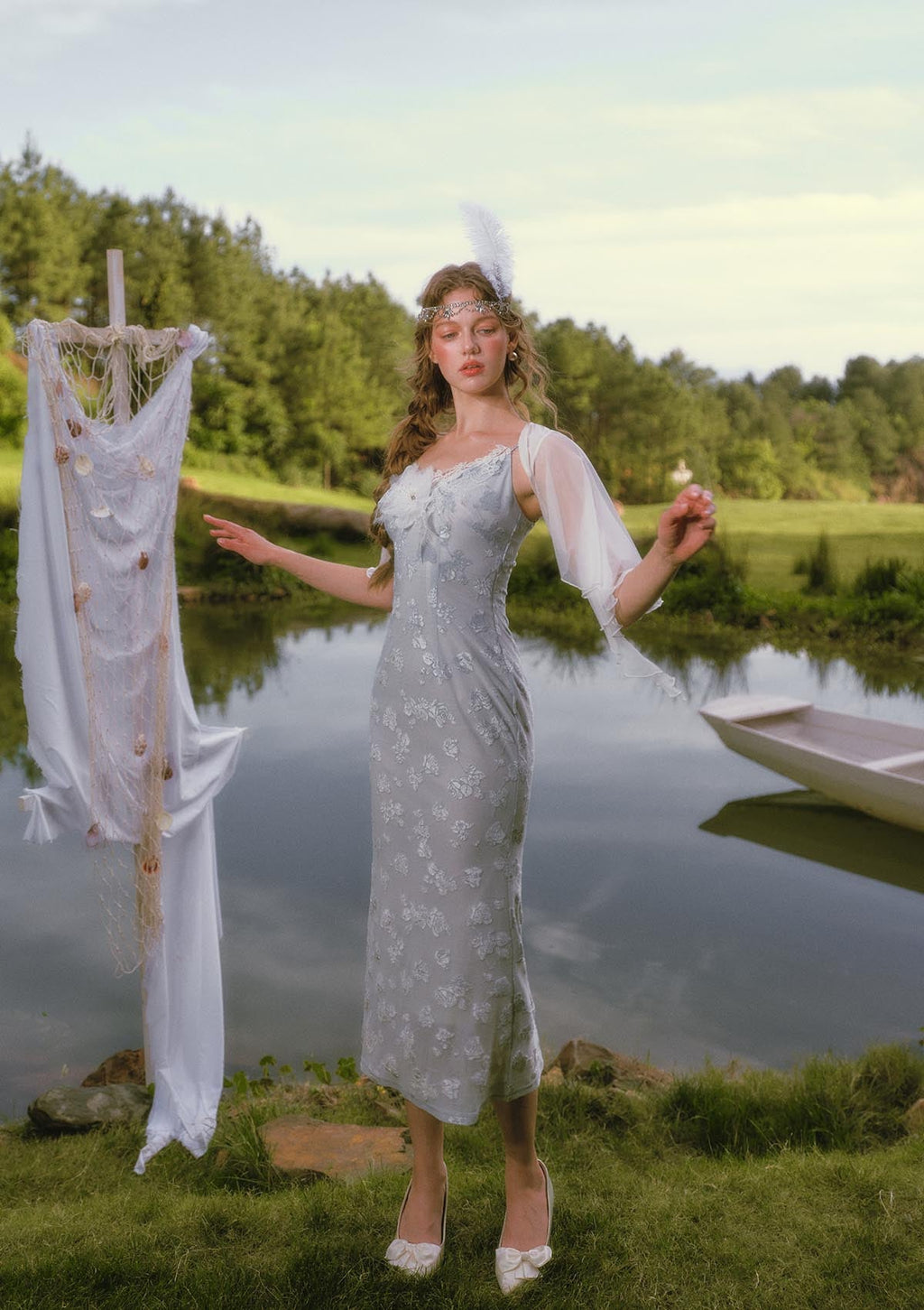 Swan In The Late Summer Dress
