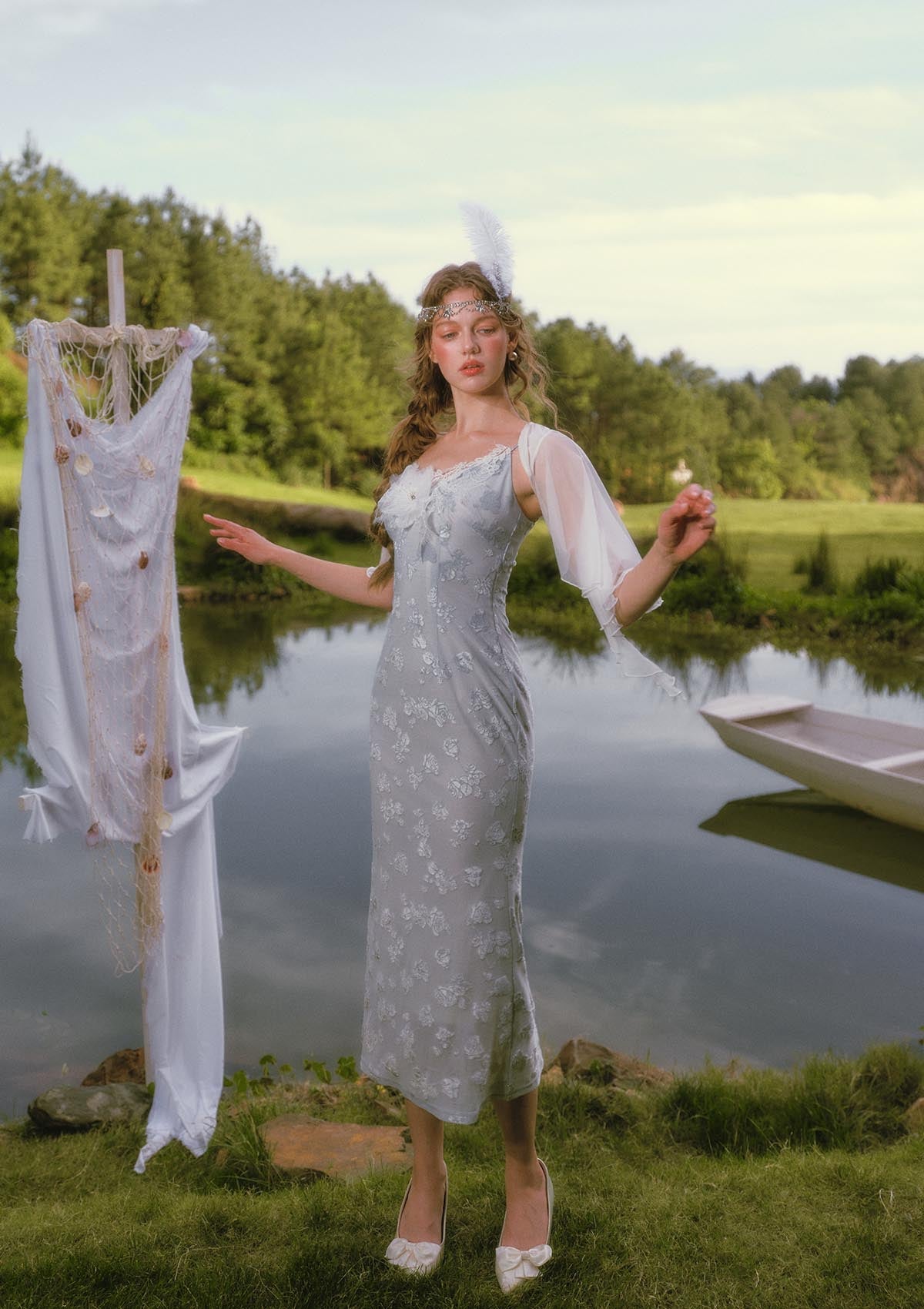 Swan In The Late Summer Dress