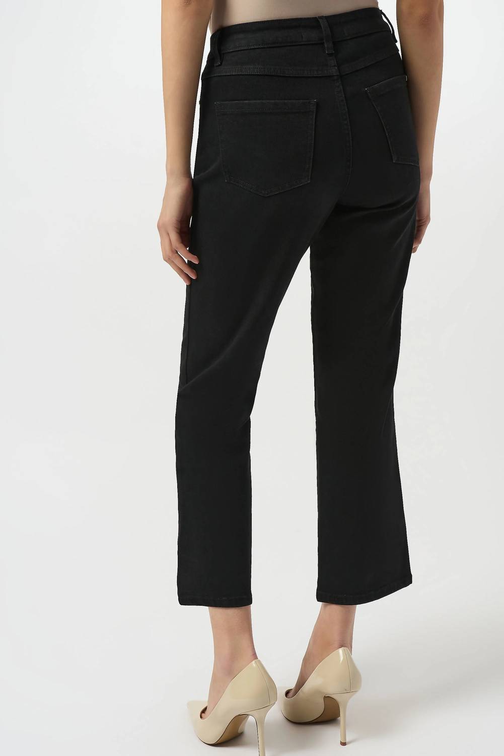 Joseph Ribkoff - Embellished Cropped Denim Jeans