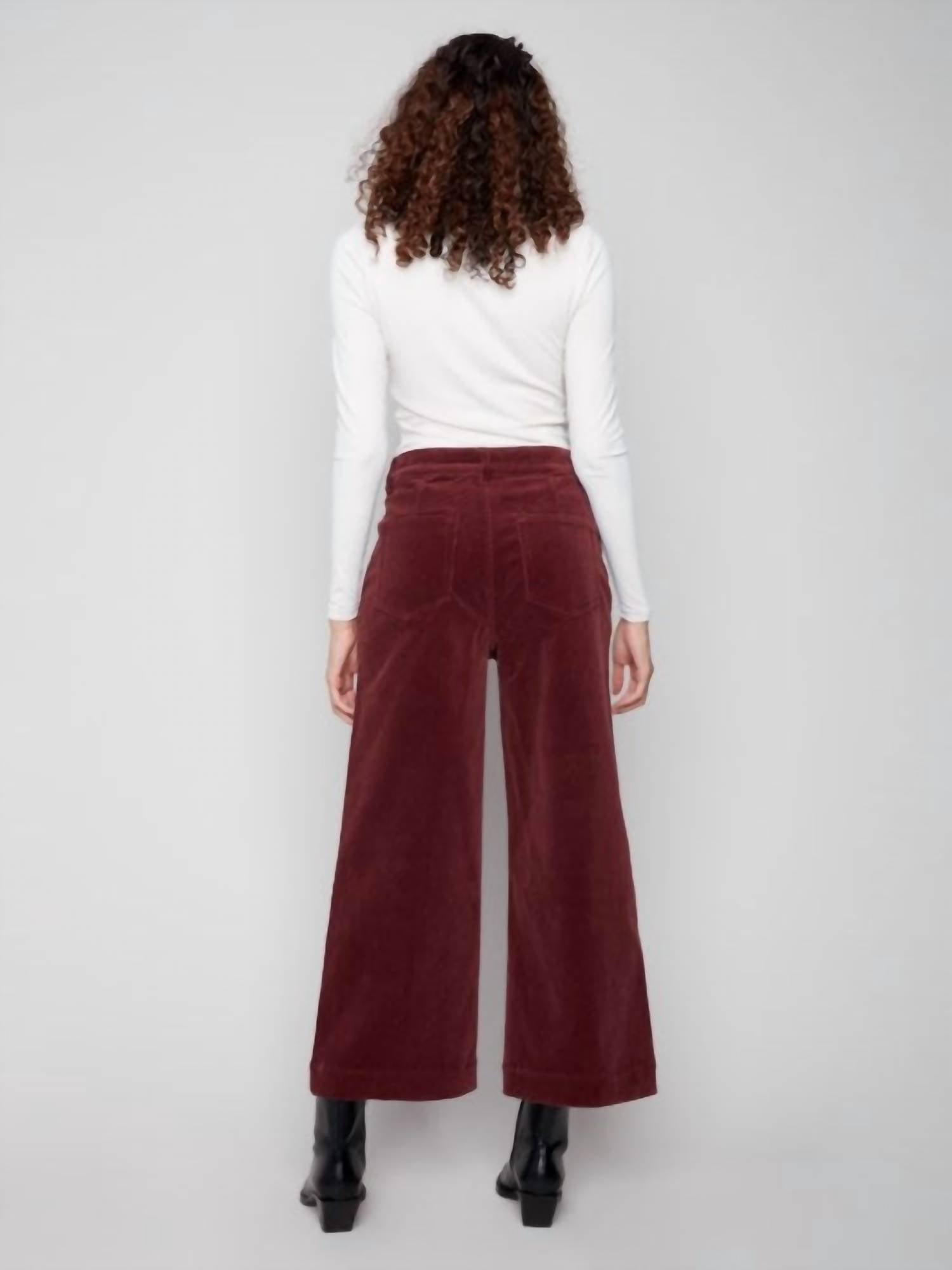 Charlie B - Flare Corduroy Pants
