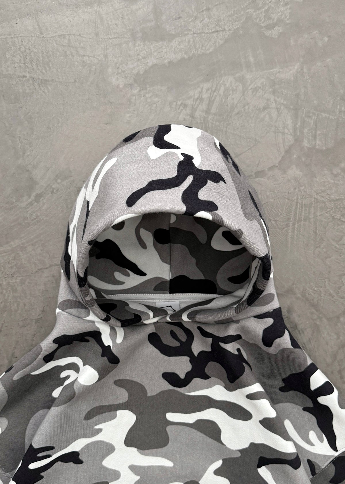 HOODIE - SNOW CAMO