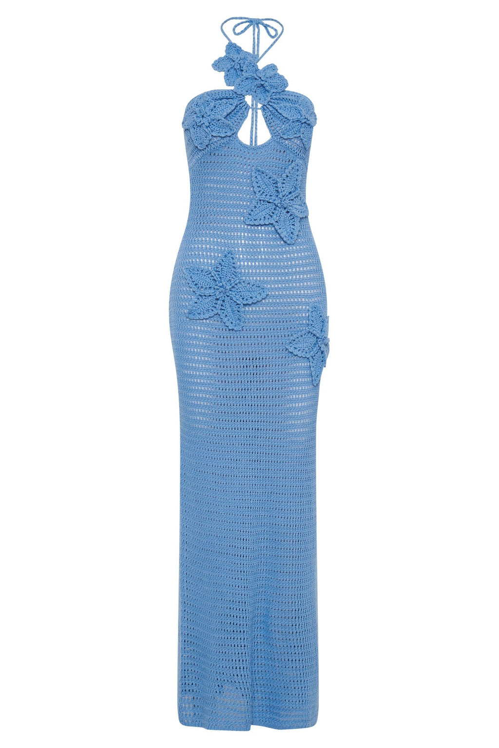 Beverly Floral Appliqu¨¦ Crochet Maxi Dress