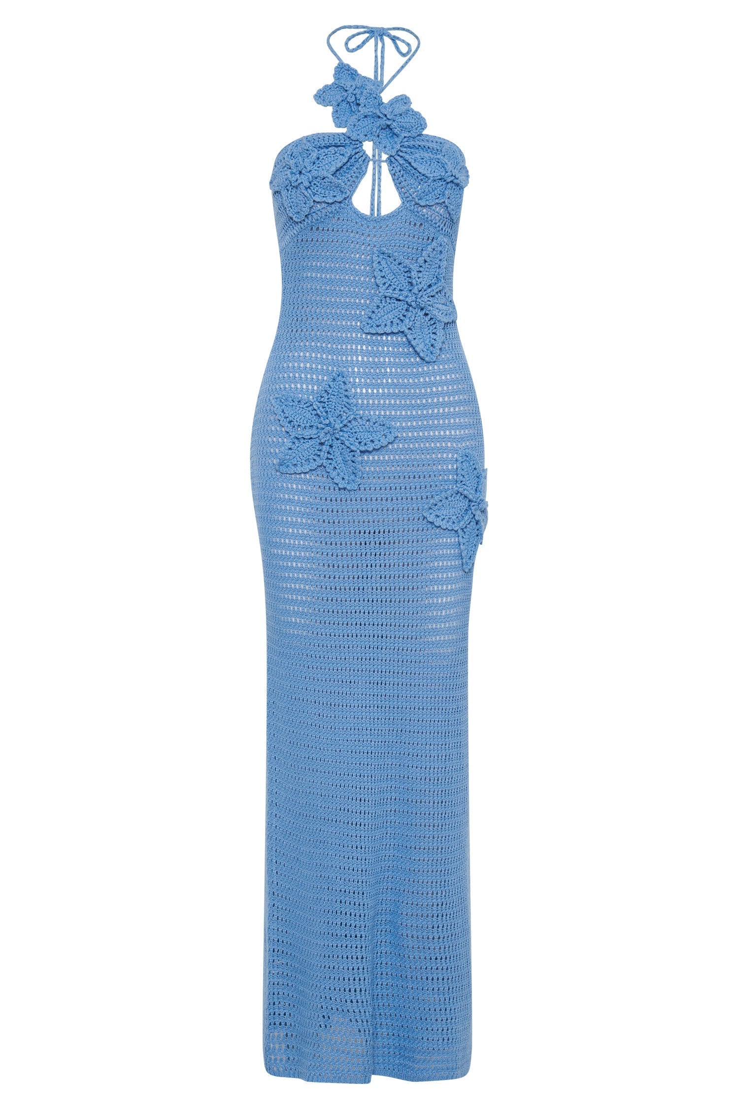Beverly Floral Appliqu¨¦ Crochet Maxi Dress