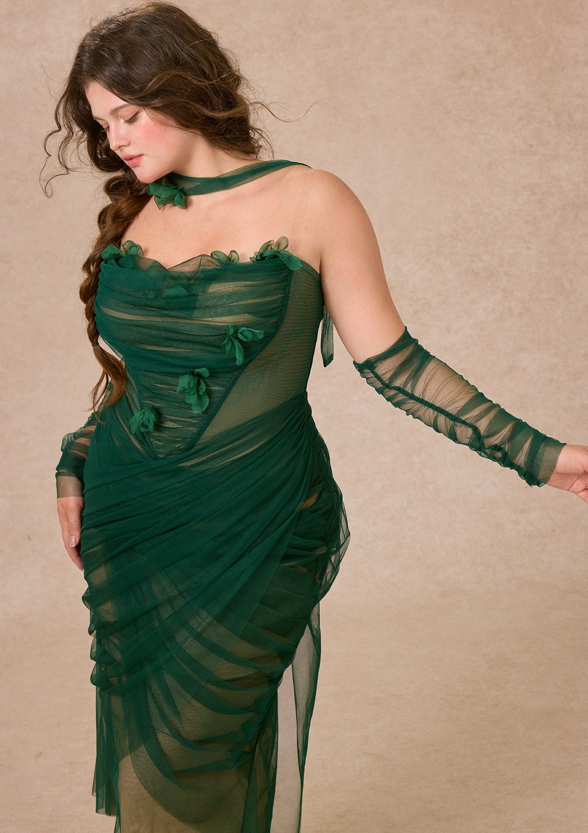 Curve&Plus Forest Muse Dress