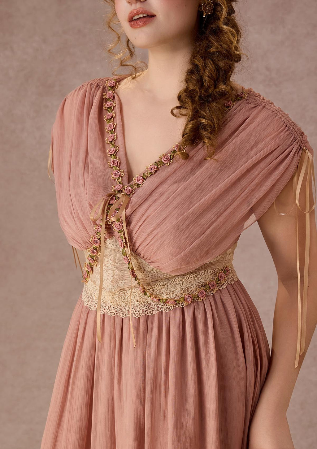 Curve&Plus Rose Olive Dress