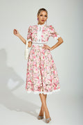 Adair Floral Lace Midi Dress