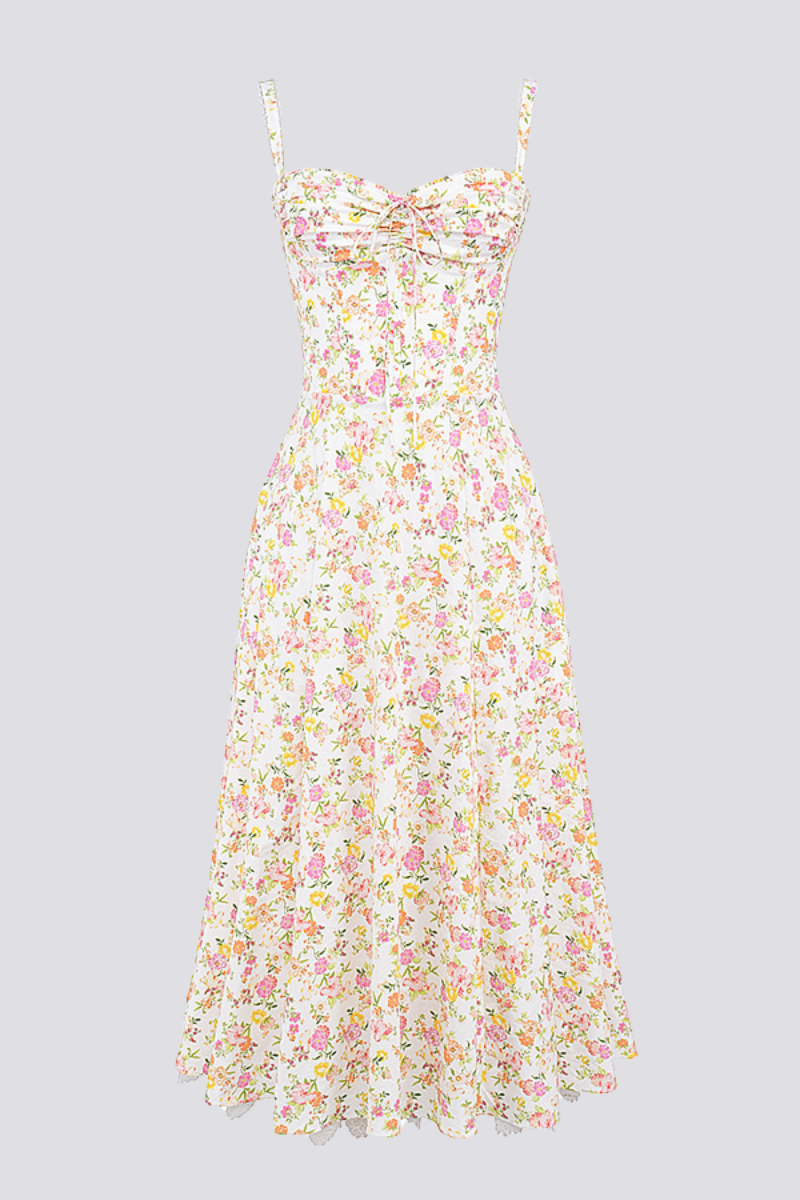 Ath¨¦na?s Floral Ruched Maxi Dress