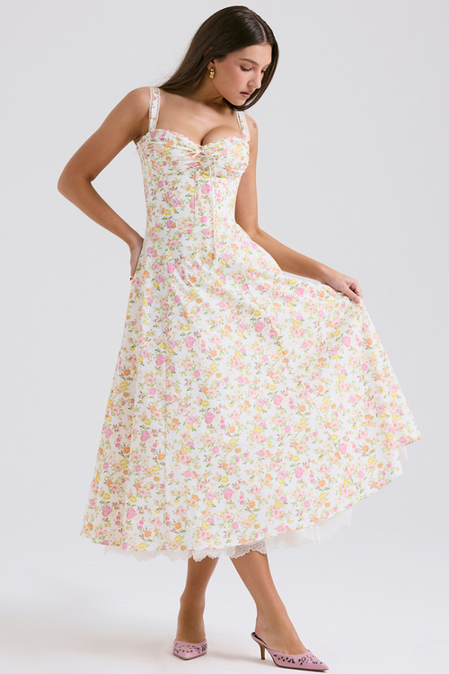 Ath¨¦na?s Floral Ruched Maxi Dress