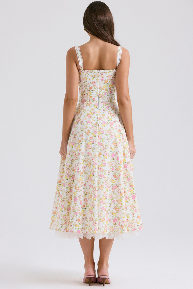 Ath¨¦na?s Floral Ruched Maxi Dress