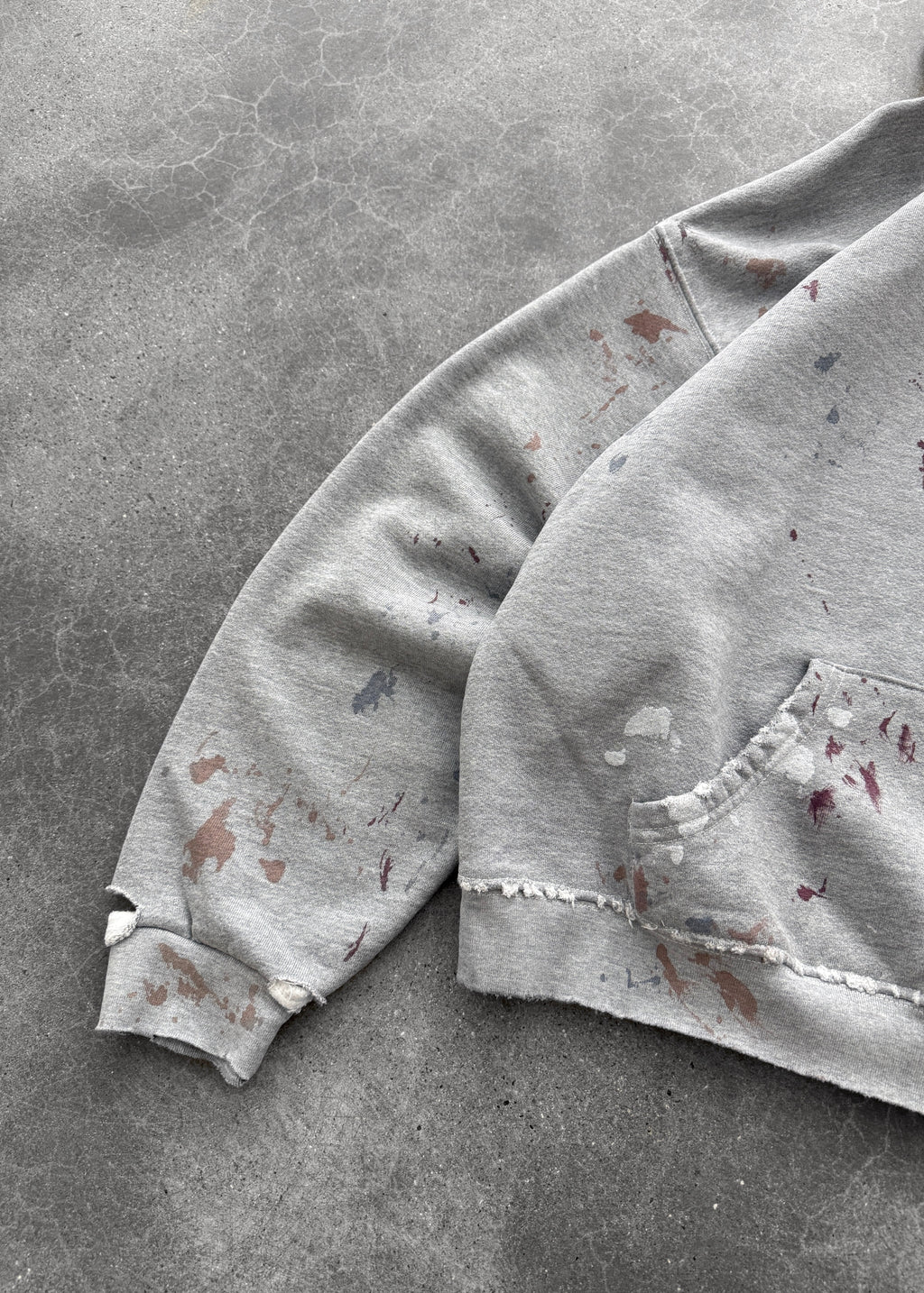 WATCH-PEEKER HOODIE - HEATHER GREY