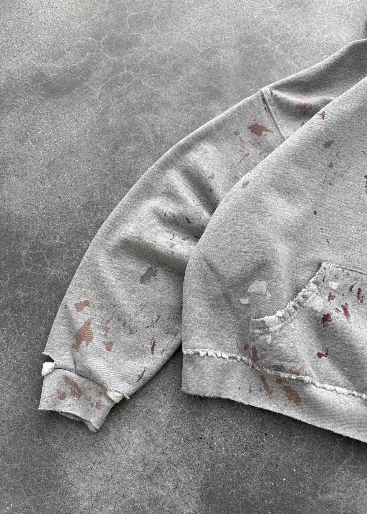 WATCH-PEEKER HOODIE - HEATHER GREY