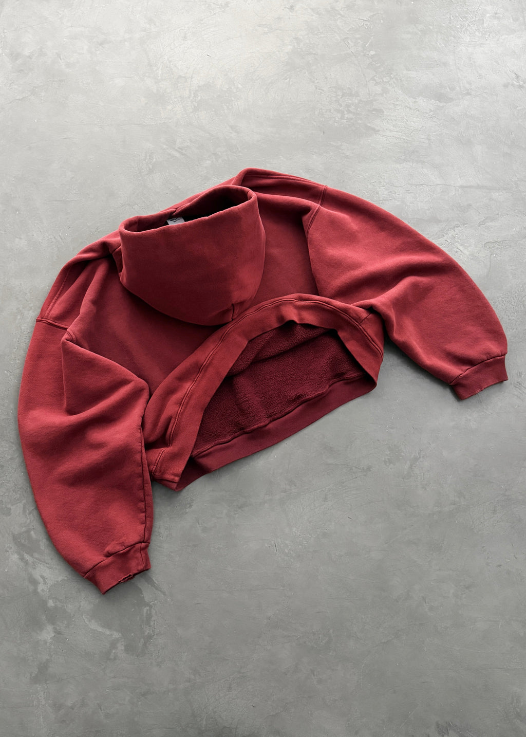 HOODIE - SUN FADED MAROON