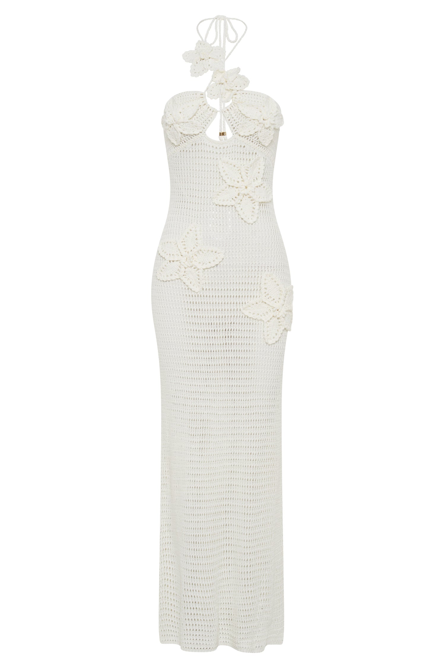 Beverly Floral Appliqu¨¦ Crochet Maxi Dress