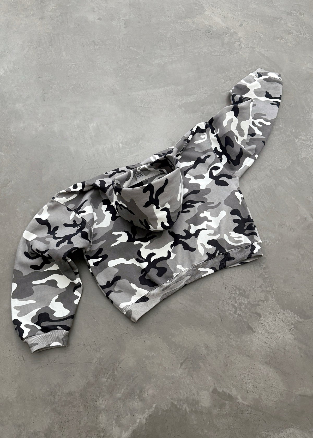 HOODIE - SNOW CAMO
