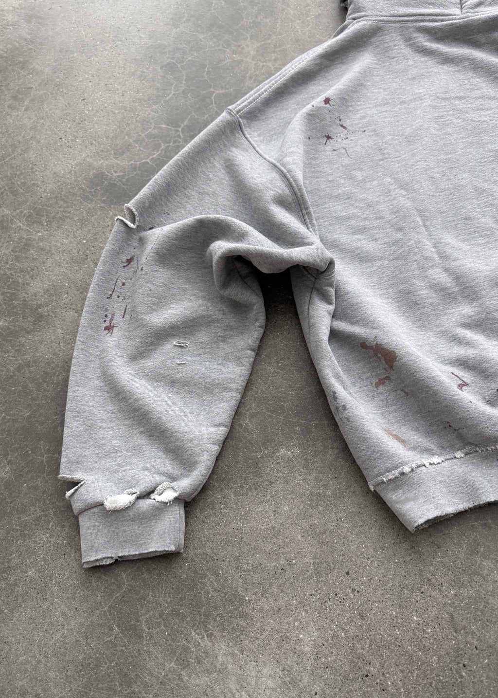WATCH-PEEKER HOODIE - HEATHER GREY