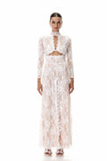 Daividh Cutout Lace Maxi Dress