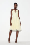 Eavan Spaghetti Flower Midi Dress