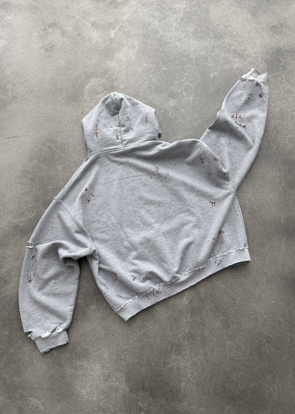 WATCH-PEEKER HOODIE - HEATHER GREY