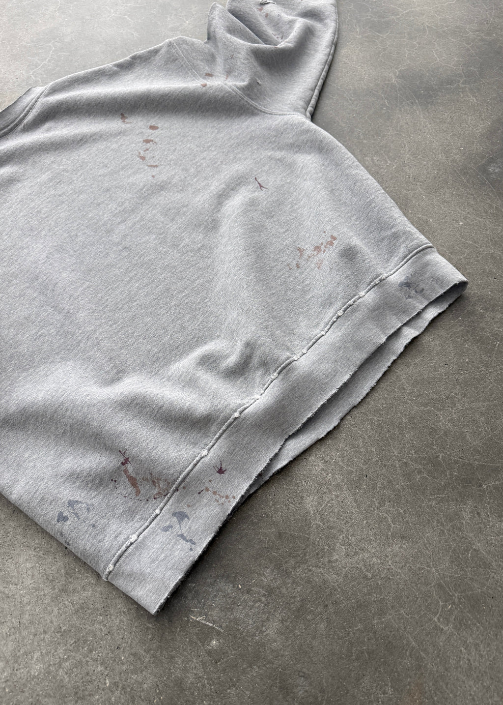 WATCH-PEEKER CREWNECK - HEATHER GREY