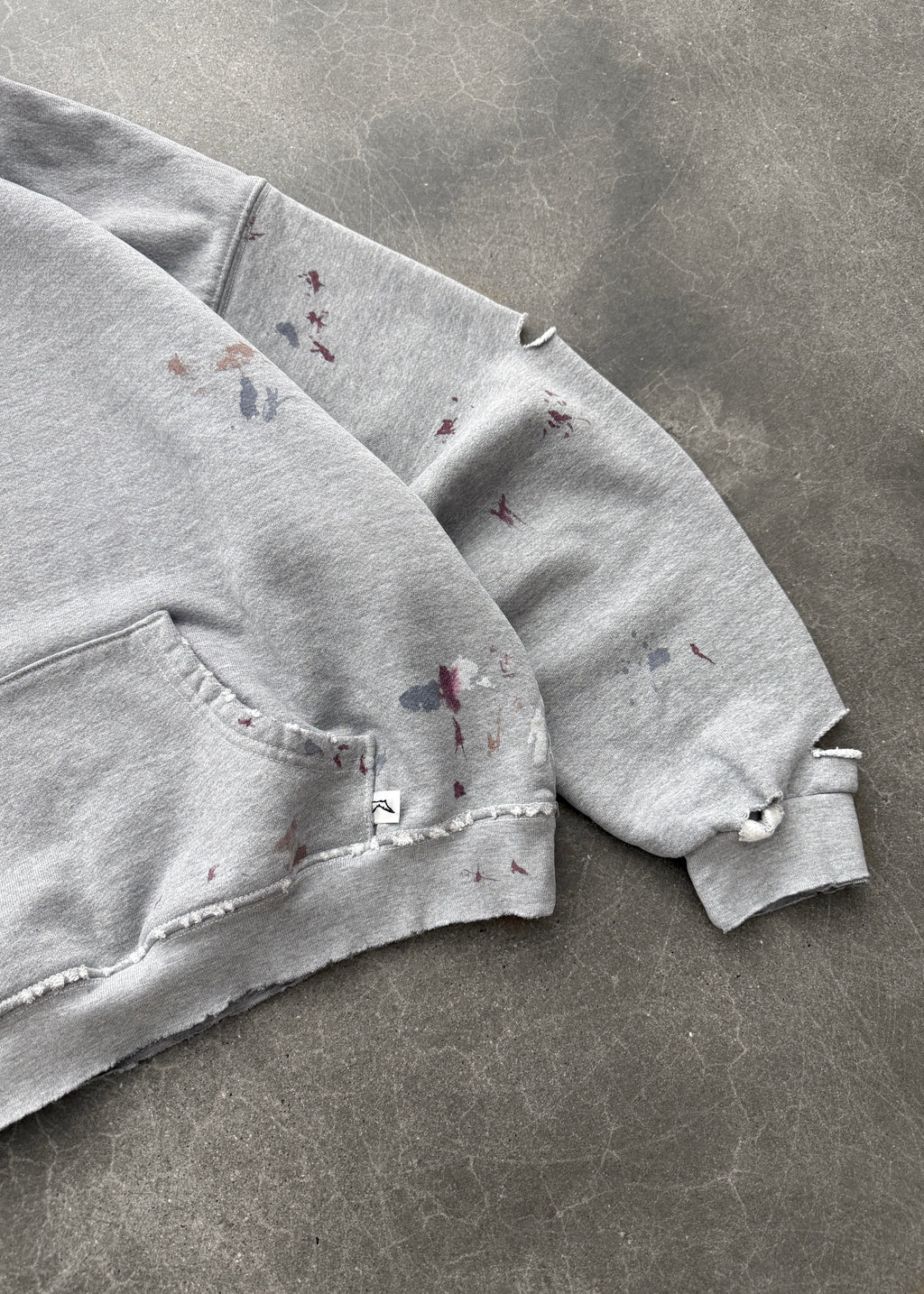 WATCH-PEEKER HOODIE - HEATHER GREY