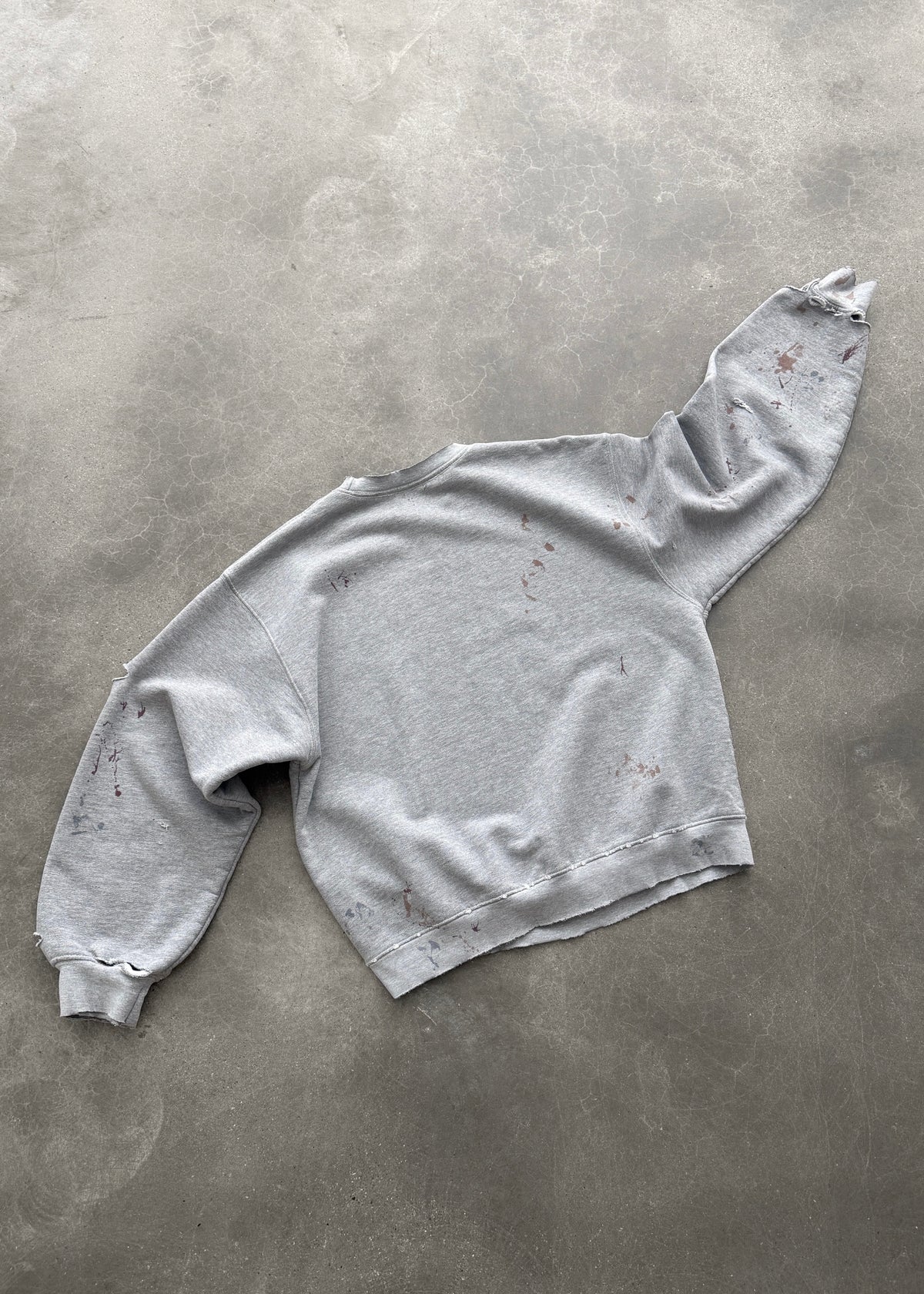 WATCH-PEEKER CREWNECK - HEATHER GREY