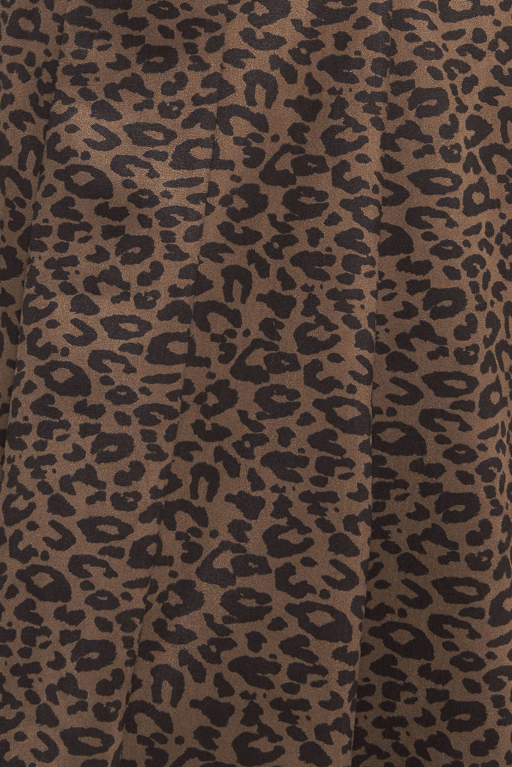 URBAN JUNGLE BROWN LEOPARD SUEDED KNIT MIDI DRESS