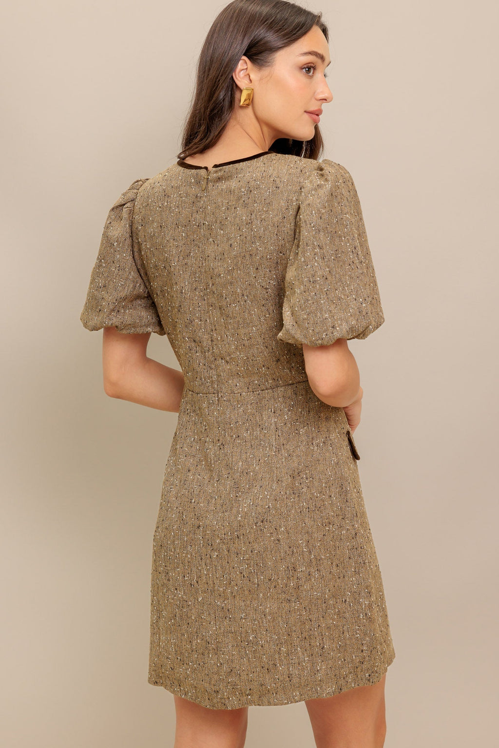 MADEMOISELLE MODE TWEED MINI DRESS - FINAL SALE