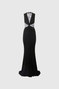 Davaa Sleeveless Twist Lace Maxi Dress