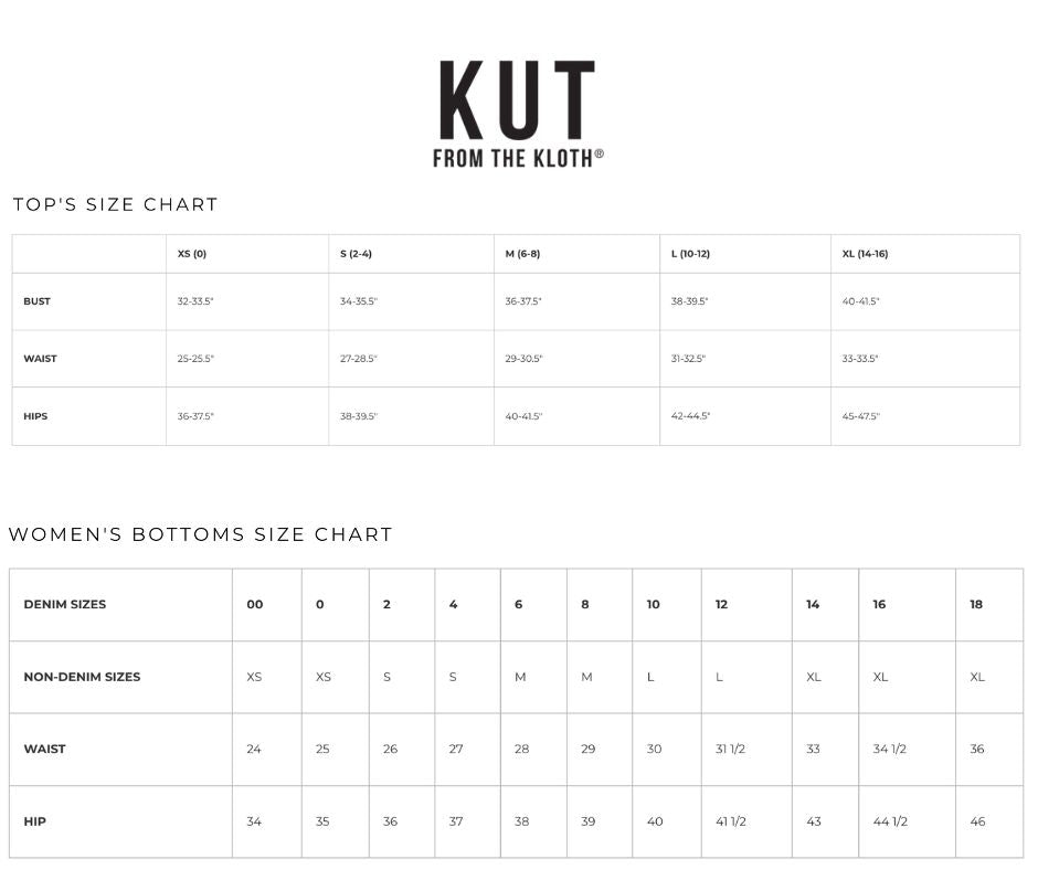 Kut From The Kloth - Meg High Rise Over Size Wide Stretch Jeans