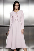 Lavanya Bow Ruffle Maxi Dress