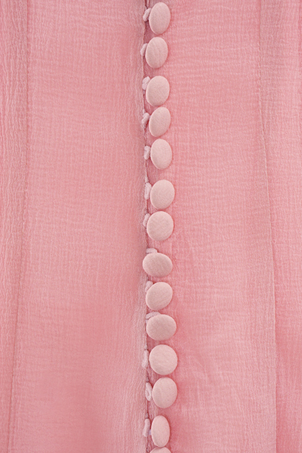 McCarthy Mesh Ruffle Midi Dress In Pink